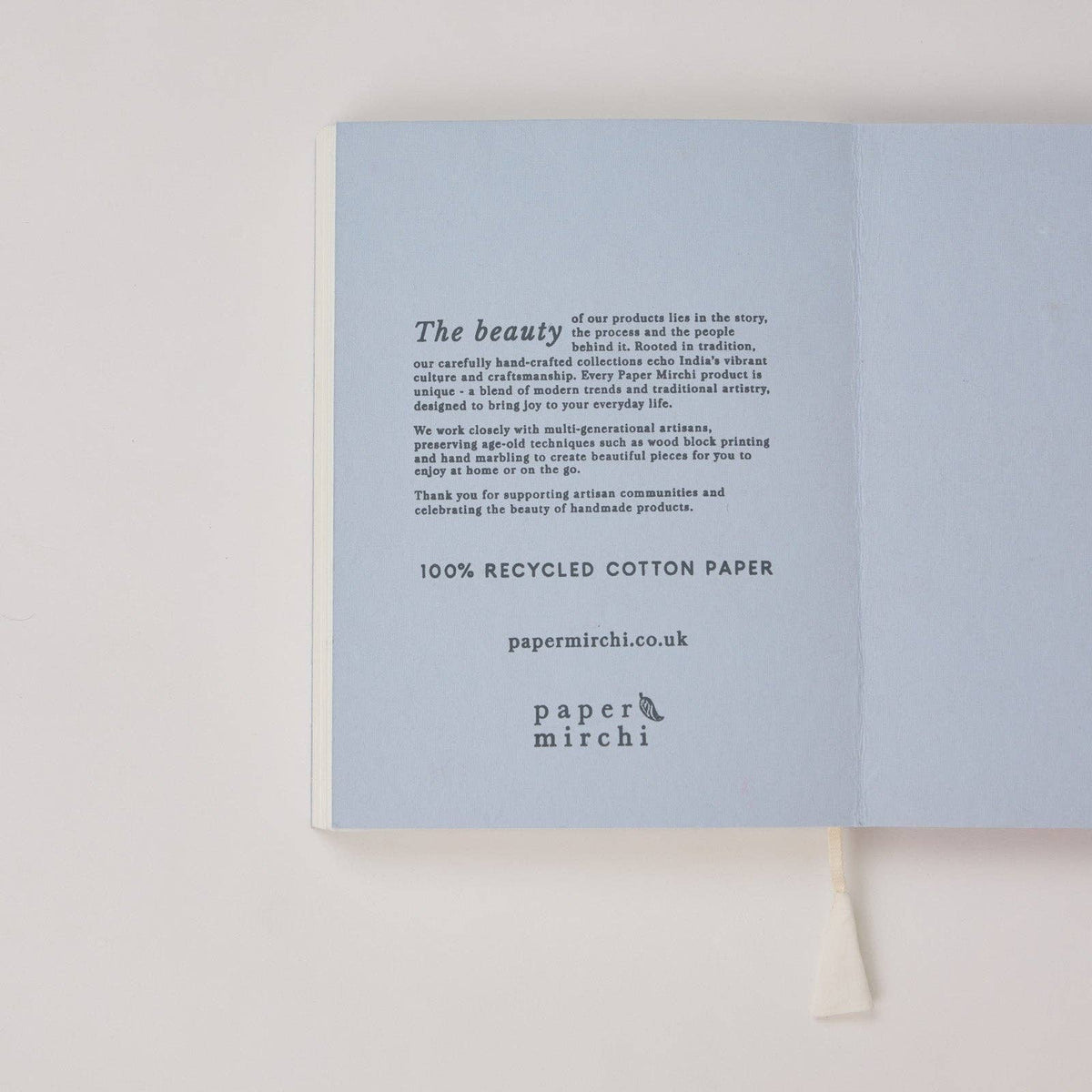Hand Marbled Ruled Notebook (A5)