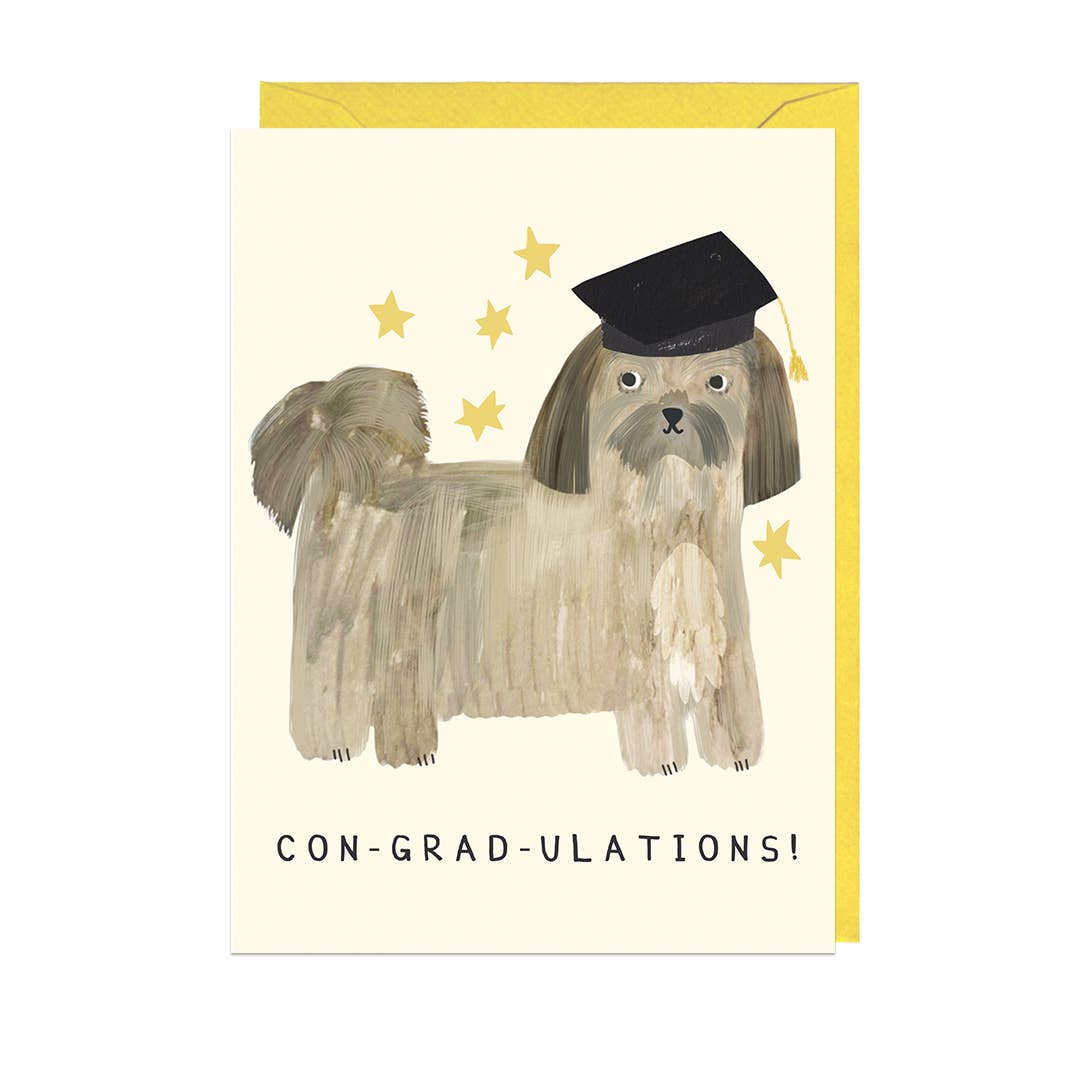 CON-GRAD-ULATIONS Dog Card