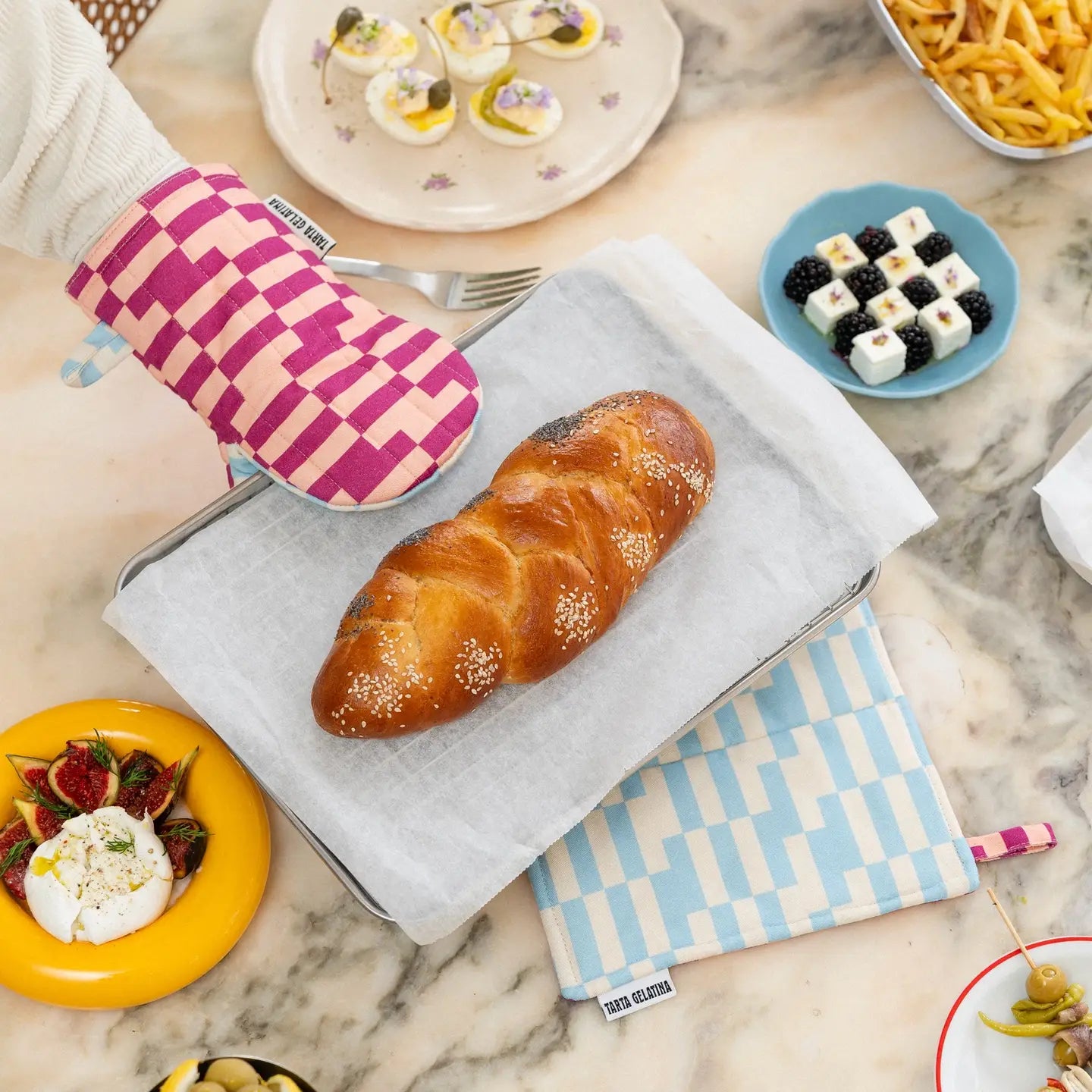 Oven Mitt & Pot Holder Set of 2