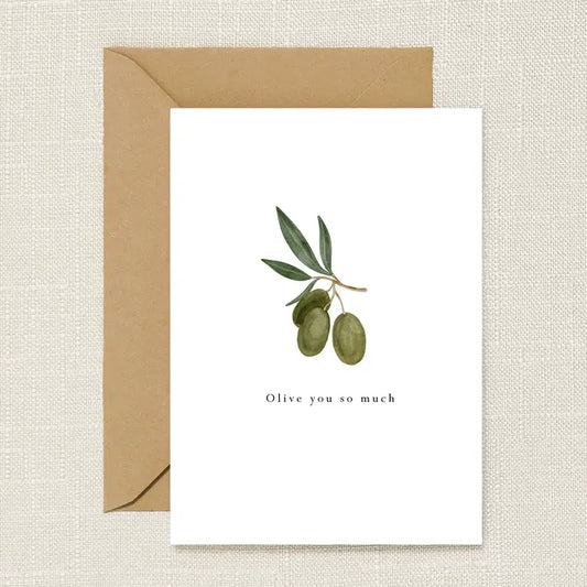 Olive You So Much Card