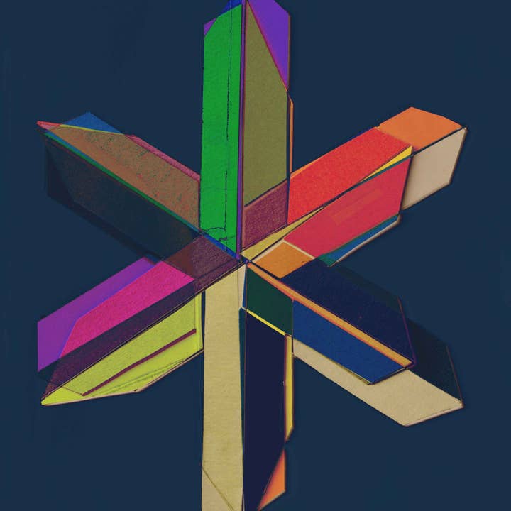 Brutalist Star 10 Notecard