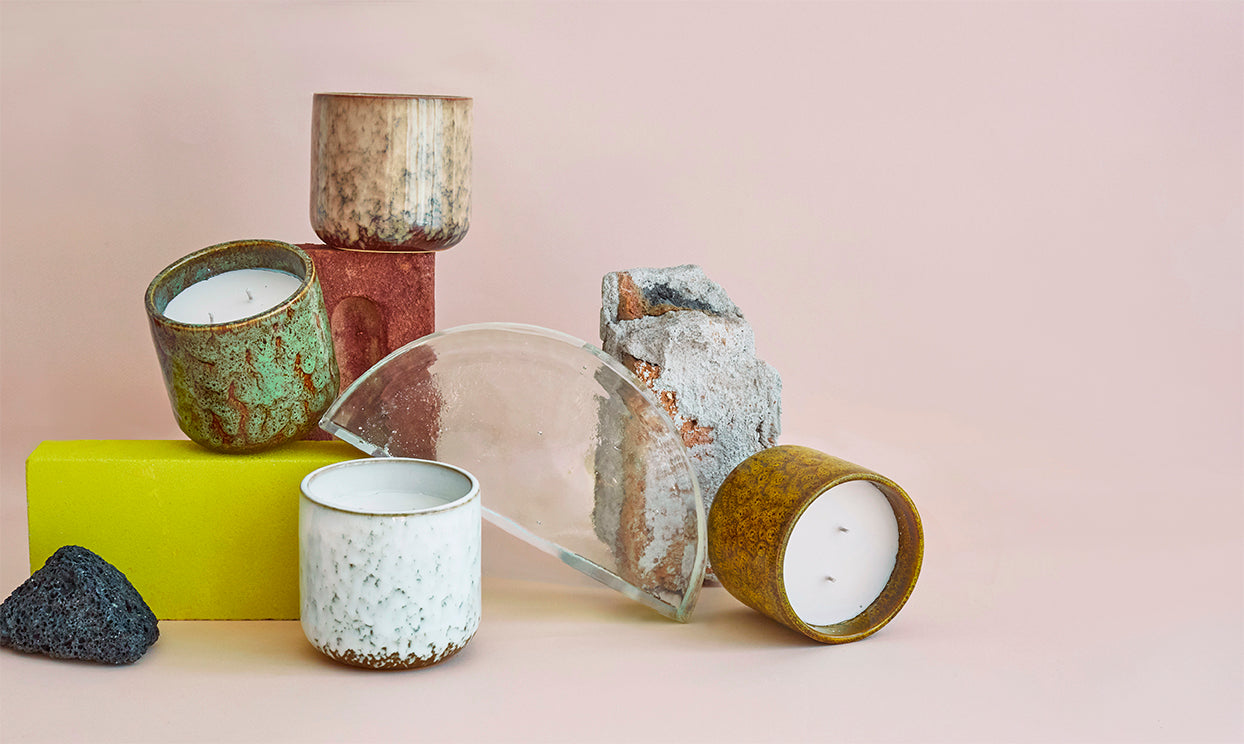 HKliving Ceramic Candle - Cocktails in Manhattan