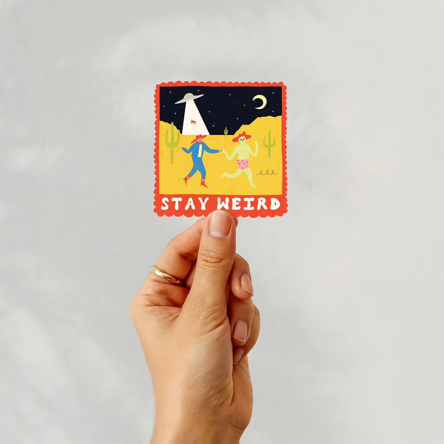 Little Black Cat Vinyl Sticker