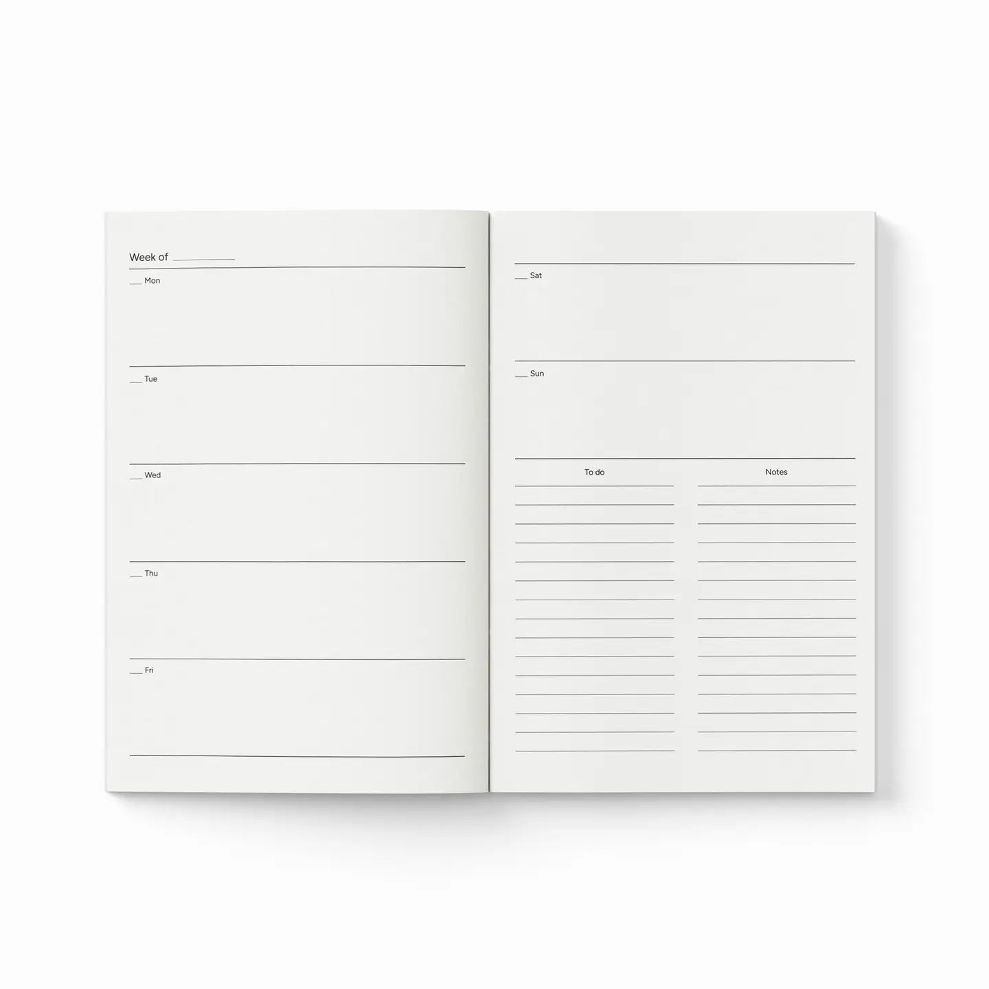 Undated A6 Pocket Diary