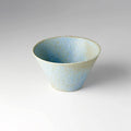 Faded Blue Fluted Bowl