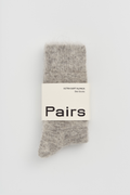 Ultra Soft Alpaca Bed Socks - Correct Mid Grey