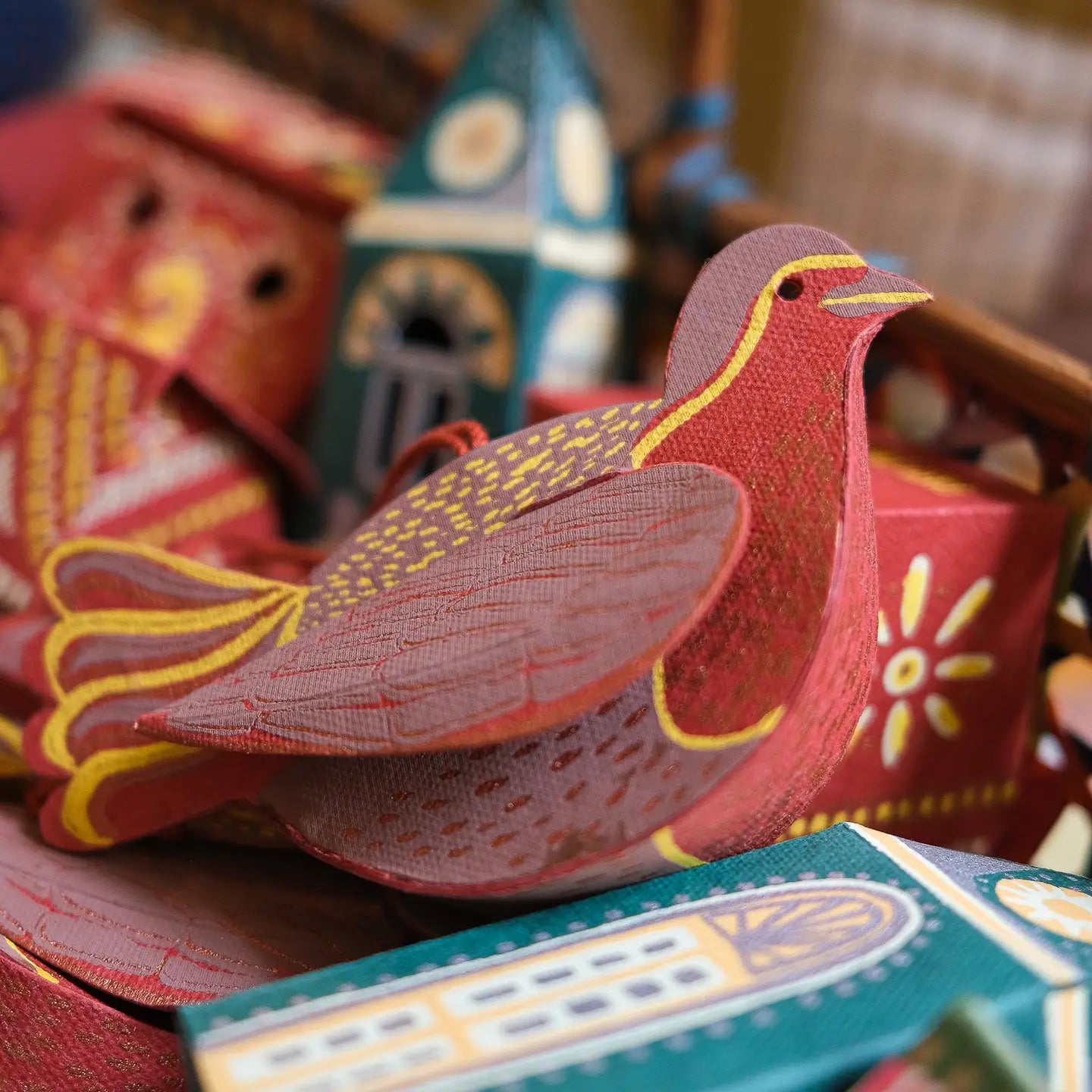 Robin Screen-Printed Decoration