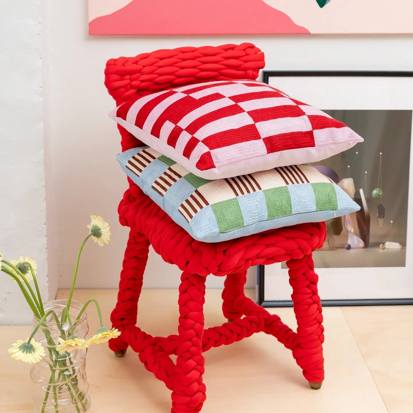 Cherry Soda Cushion Cover