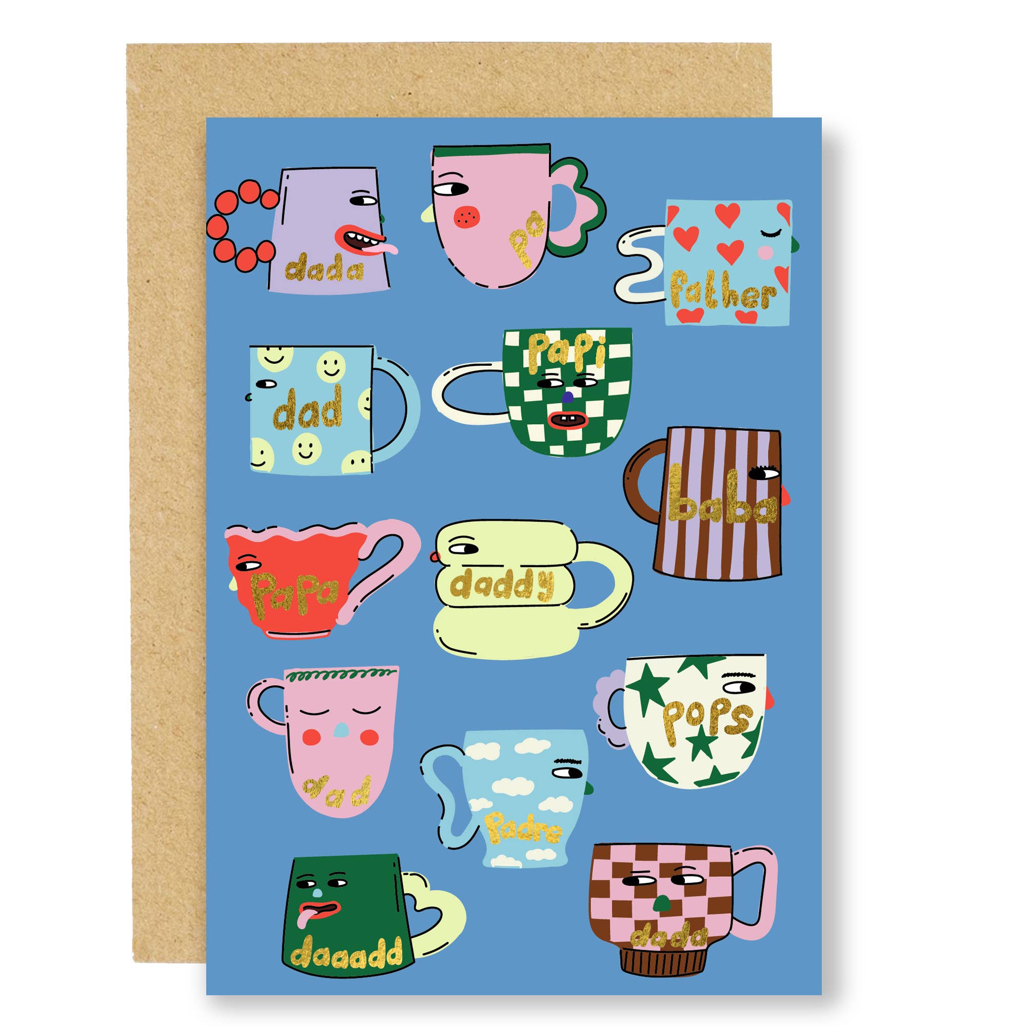 Papa Mug Card