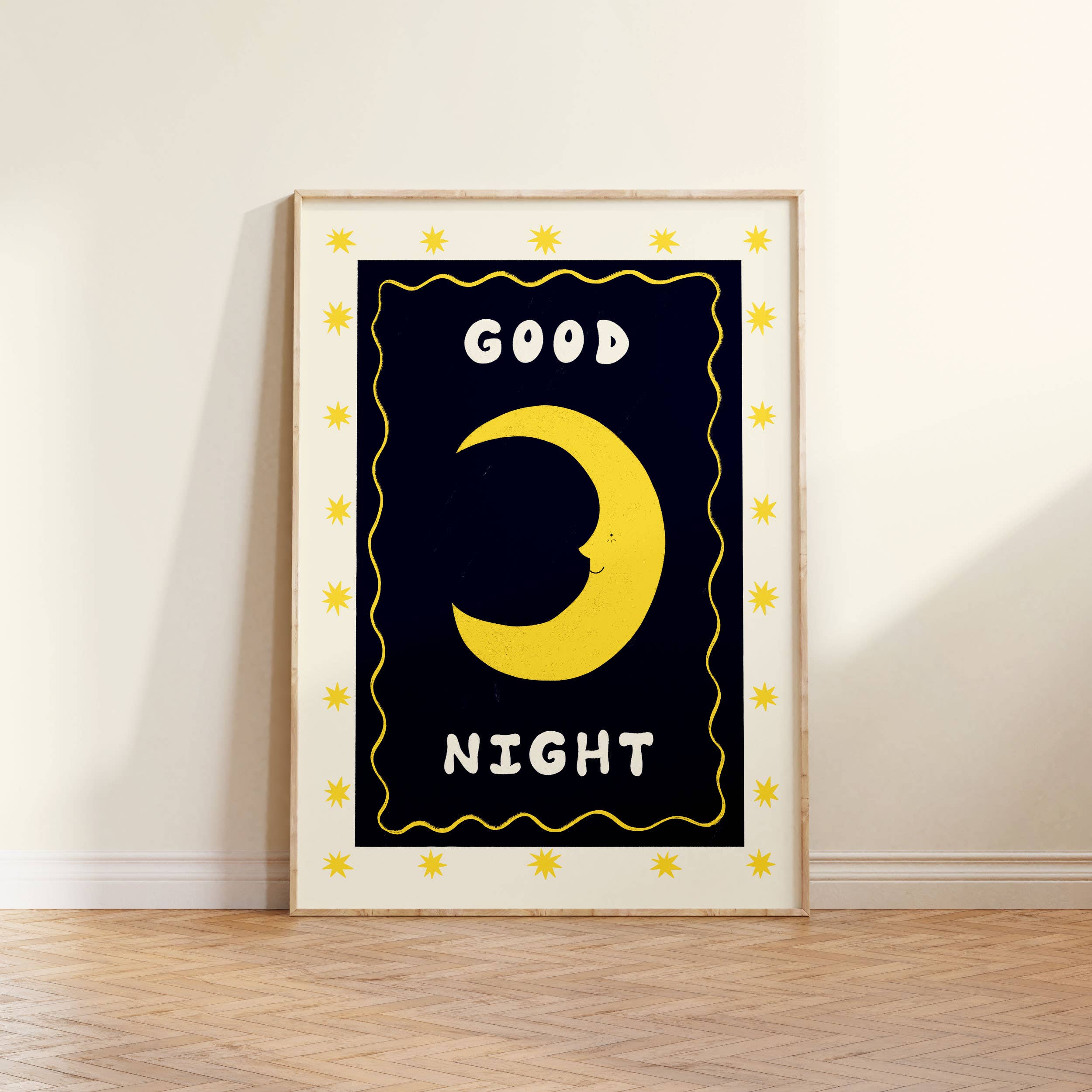 Moon Good Night Art Print