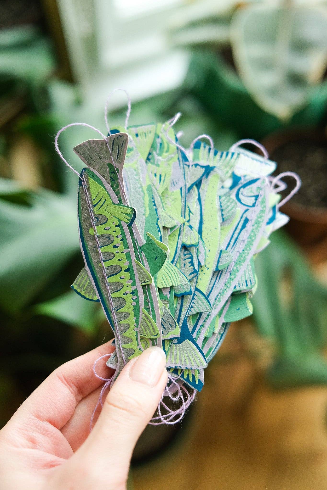 Anchovies Sewn Garland