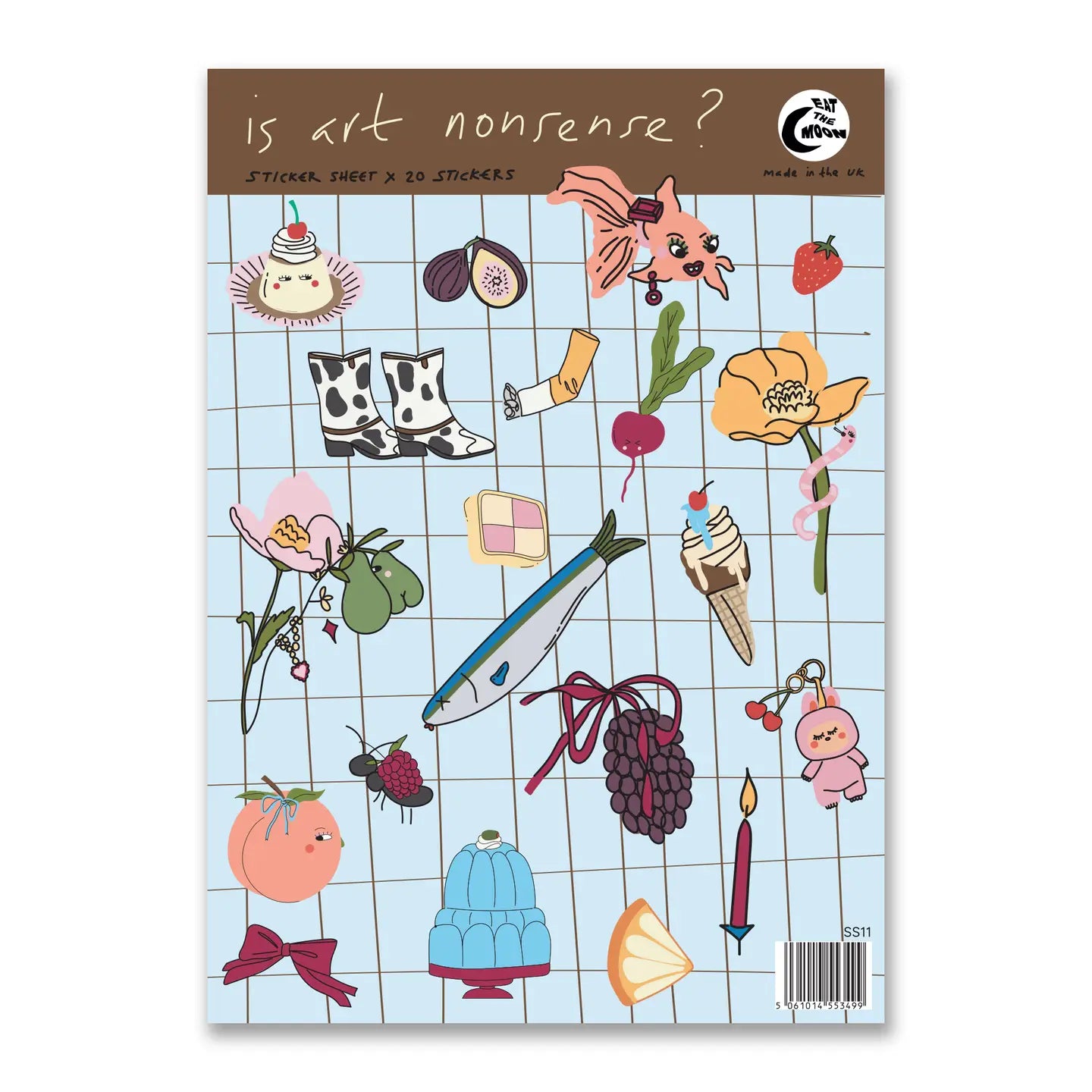 Eat The Moon A6 Sticker Sheets