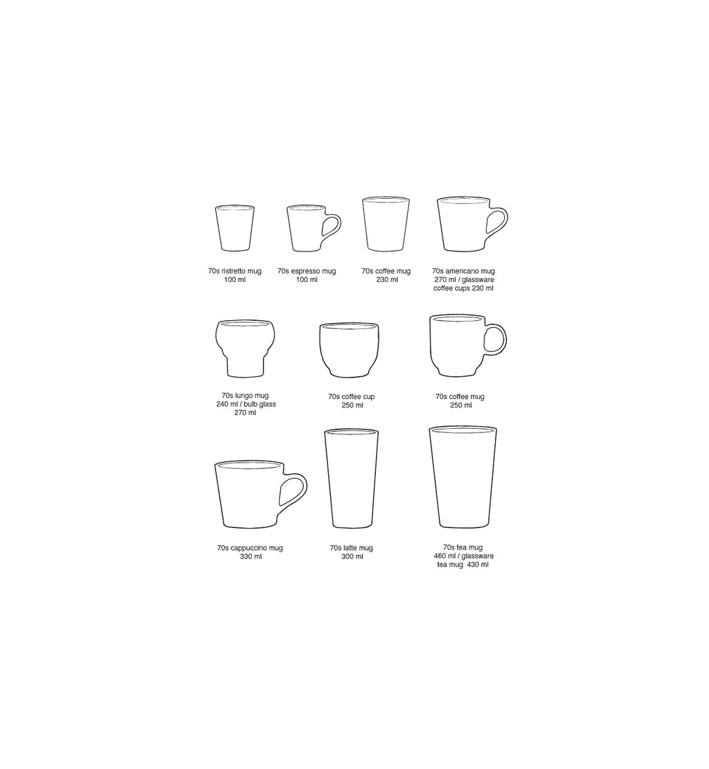 HKLIVING 70s Ceramics Cappuccino Mug