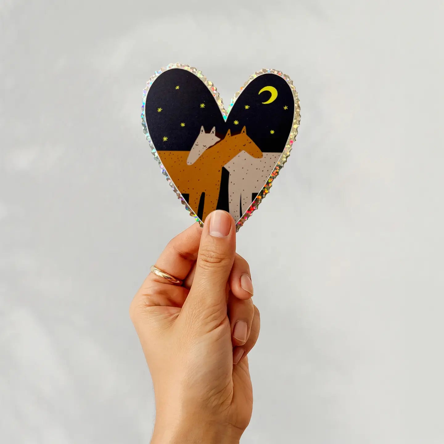 Little Black Cat Vinyl Sticker