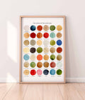 The Colours of the North East Print