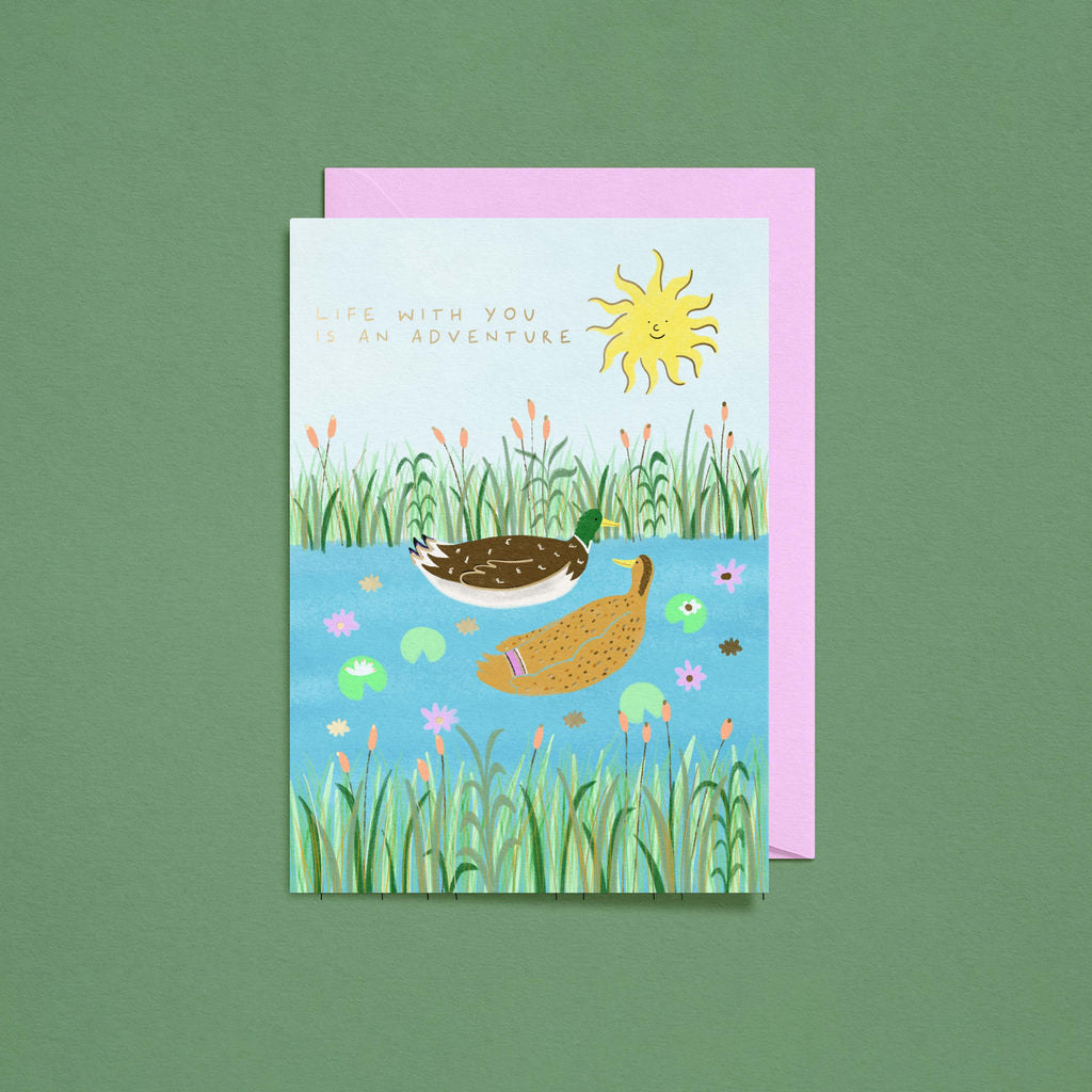 Life With You Is An Adventure Card