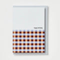 Multi Gingham Happy Birthday Card