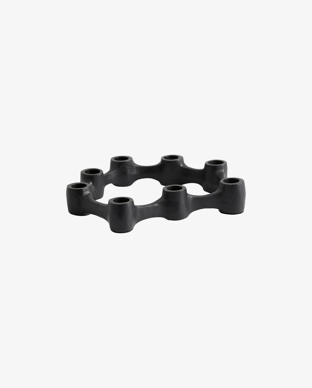 Lemnos Black Candle Holder