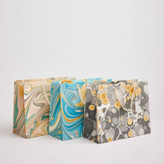Luxe Hand Marbled Gift Bags