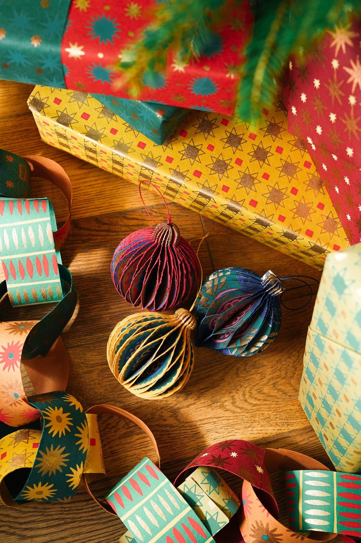 Blue Honeycomb Bauble