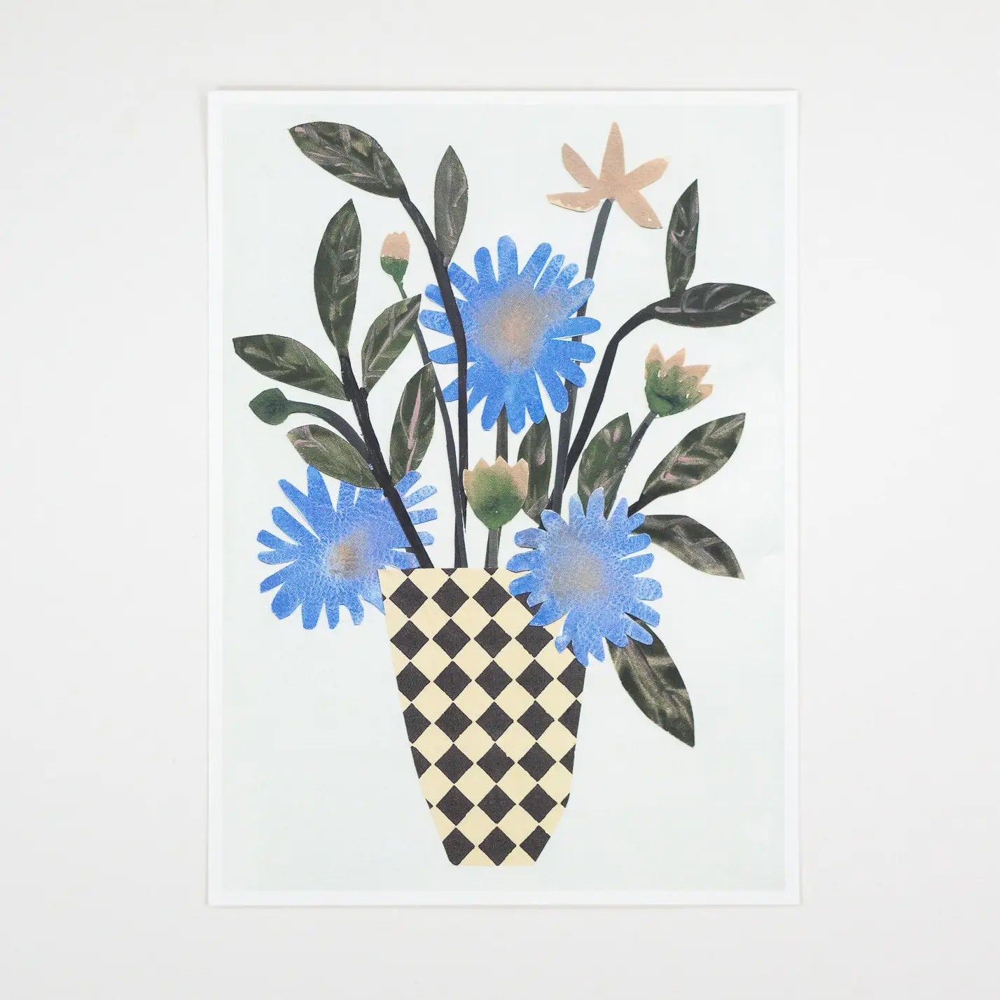 Chequer Vase Print
