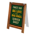 Finest Dad Sign Card