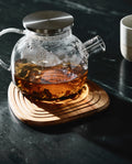 Celosia Glass Teapot