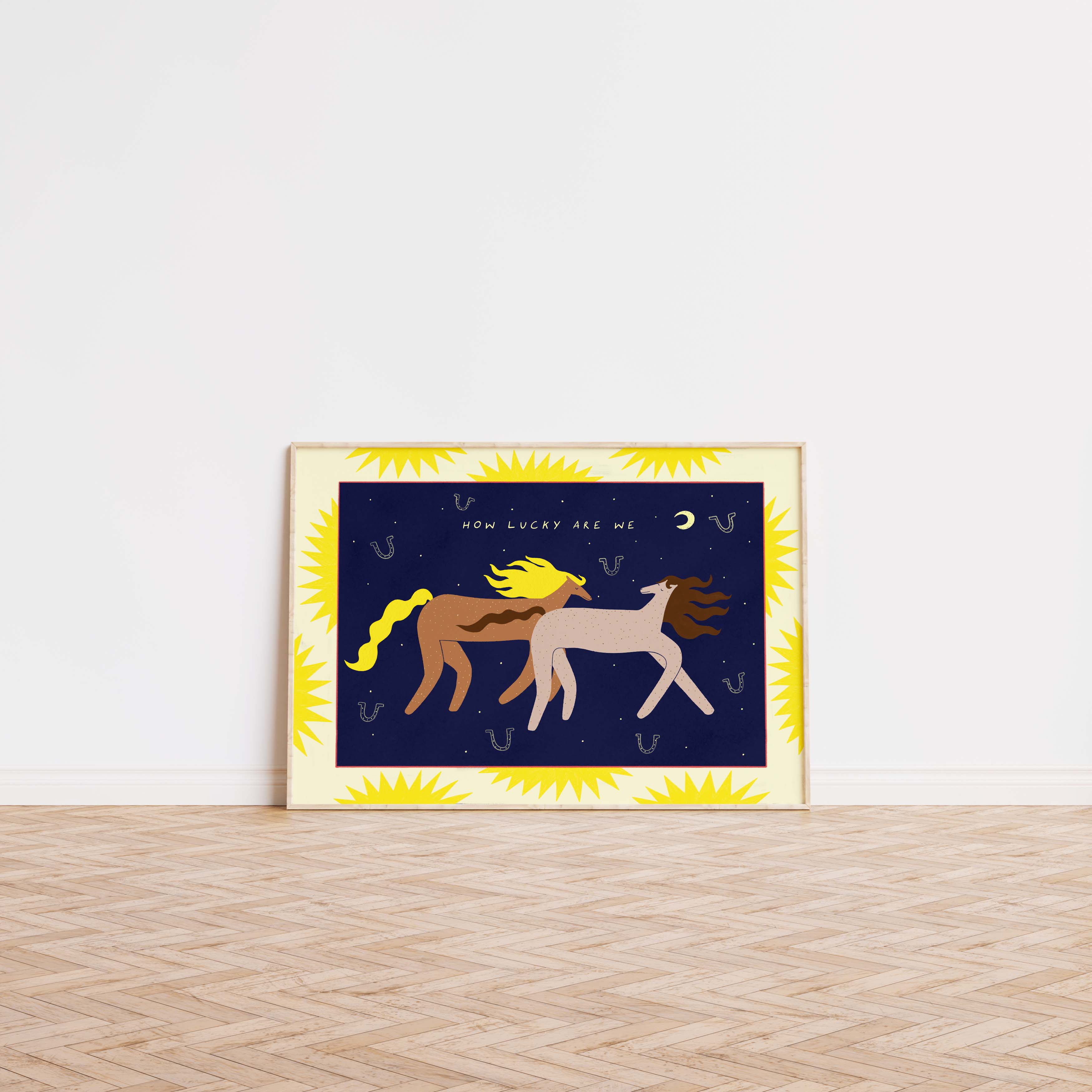 How Lucky Are We Art Print