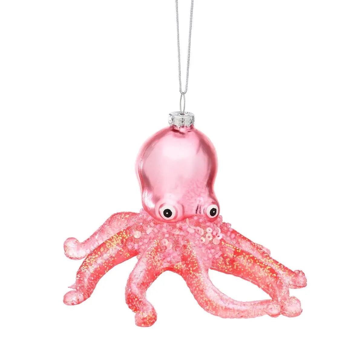 Pink Octopus Bauble