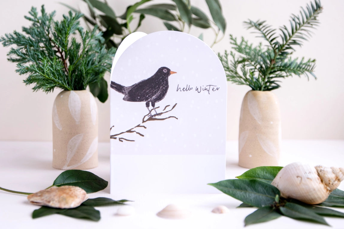 Hello Winter Card