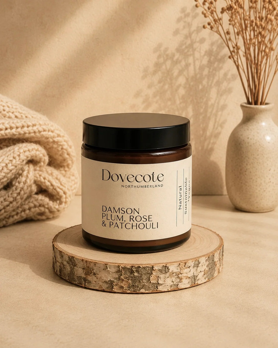 Dovecote Amber Apothecary Candle