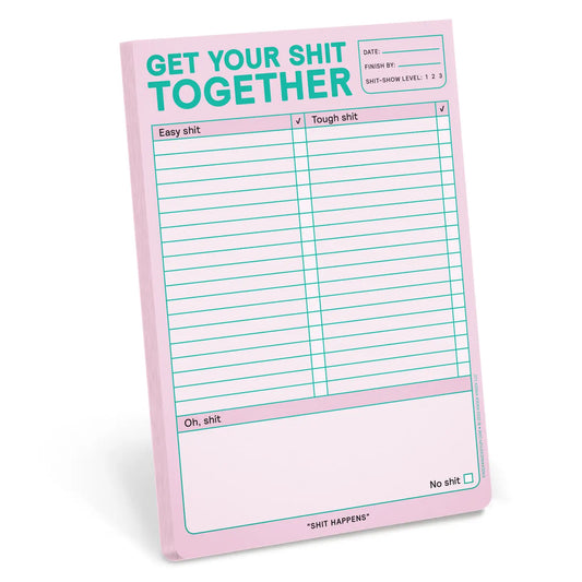 Knock Knock Get Your Shit Together Notepad