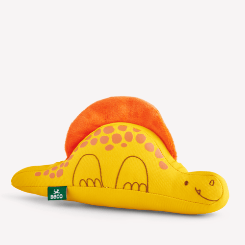 Dimetrodon Yellow Dinosaur Dog Toy