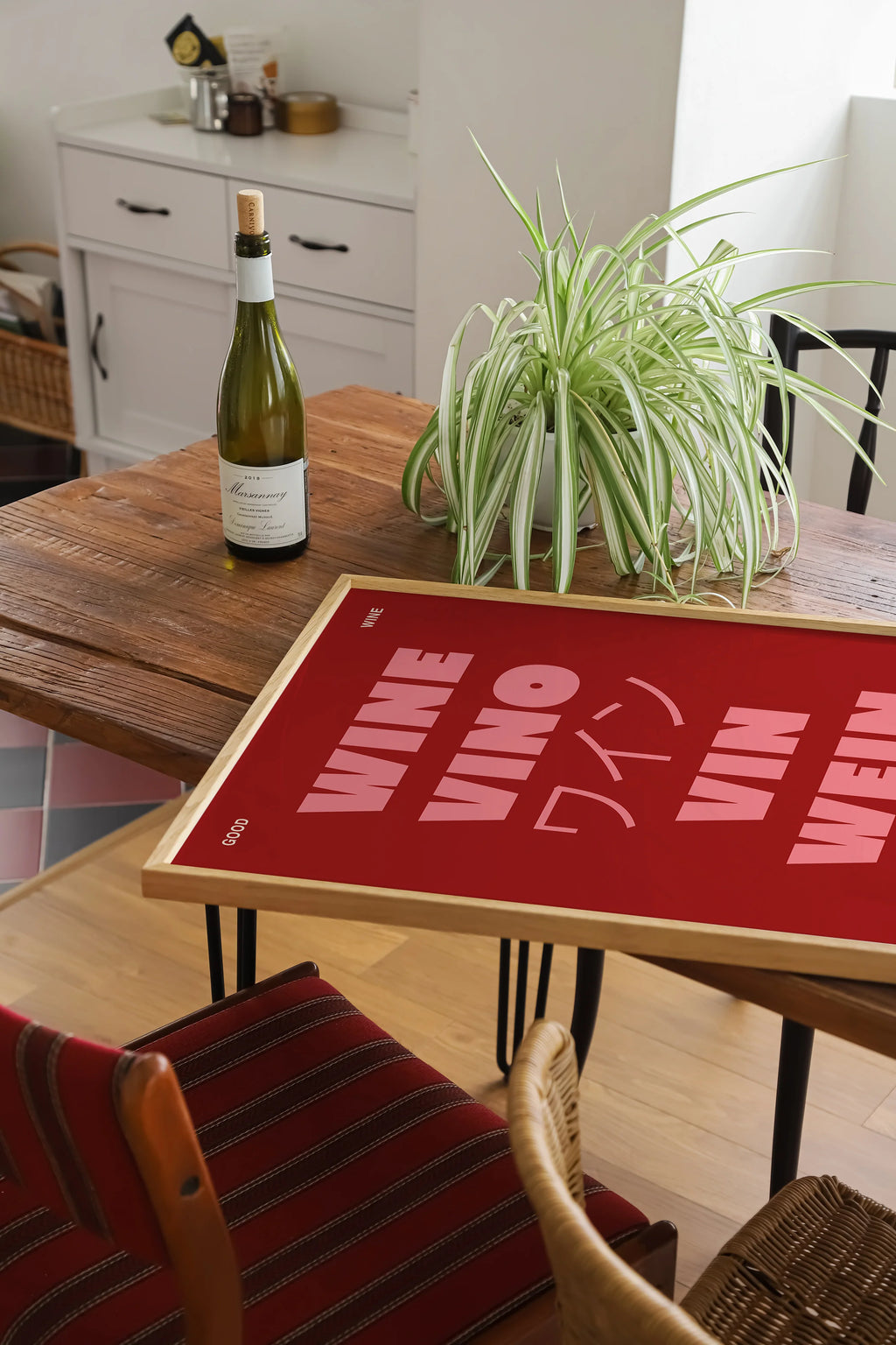 Wine Print - Burgundy