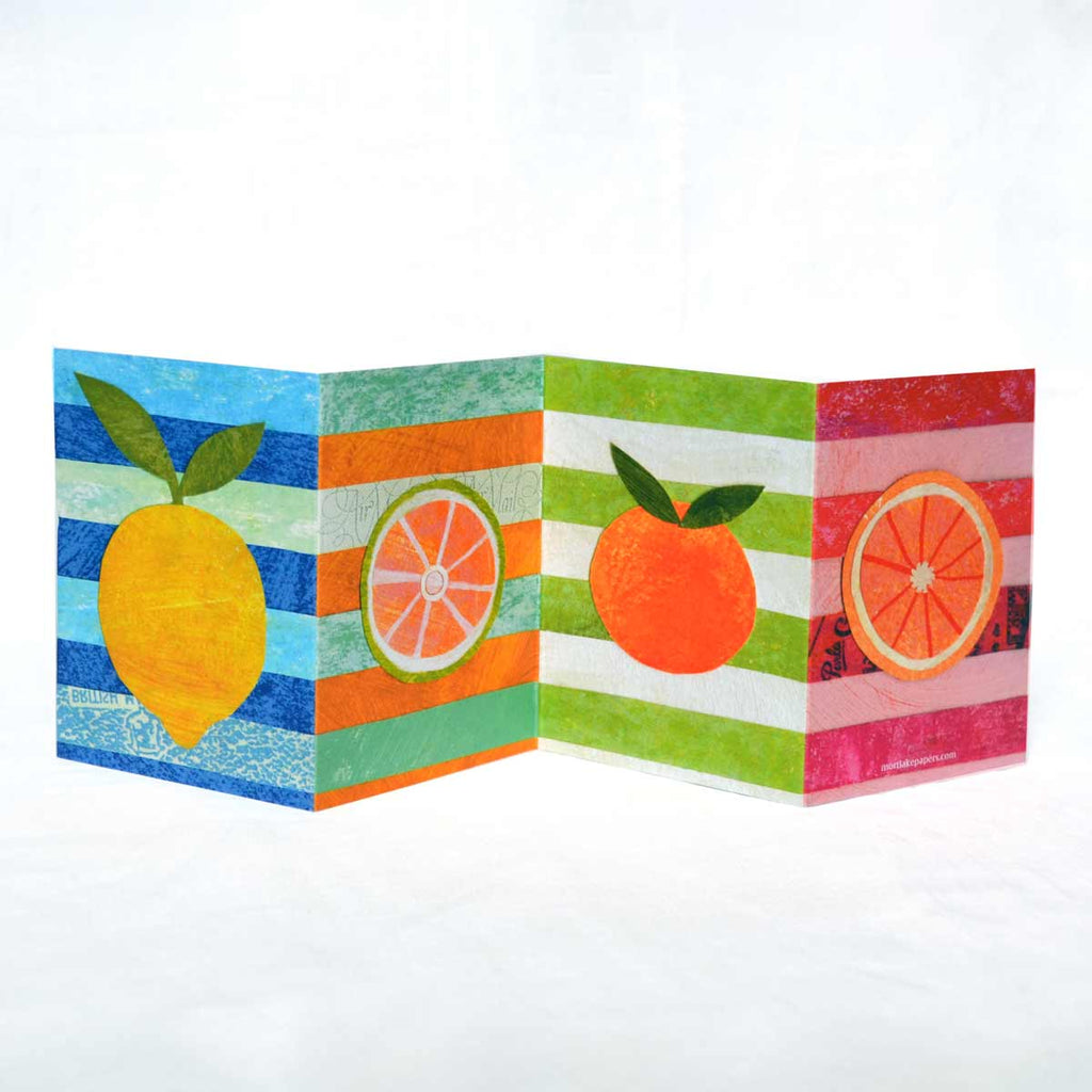 Citrus Concertina Card