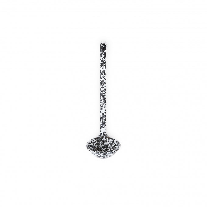 Splatter Ladle - Black & White