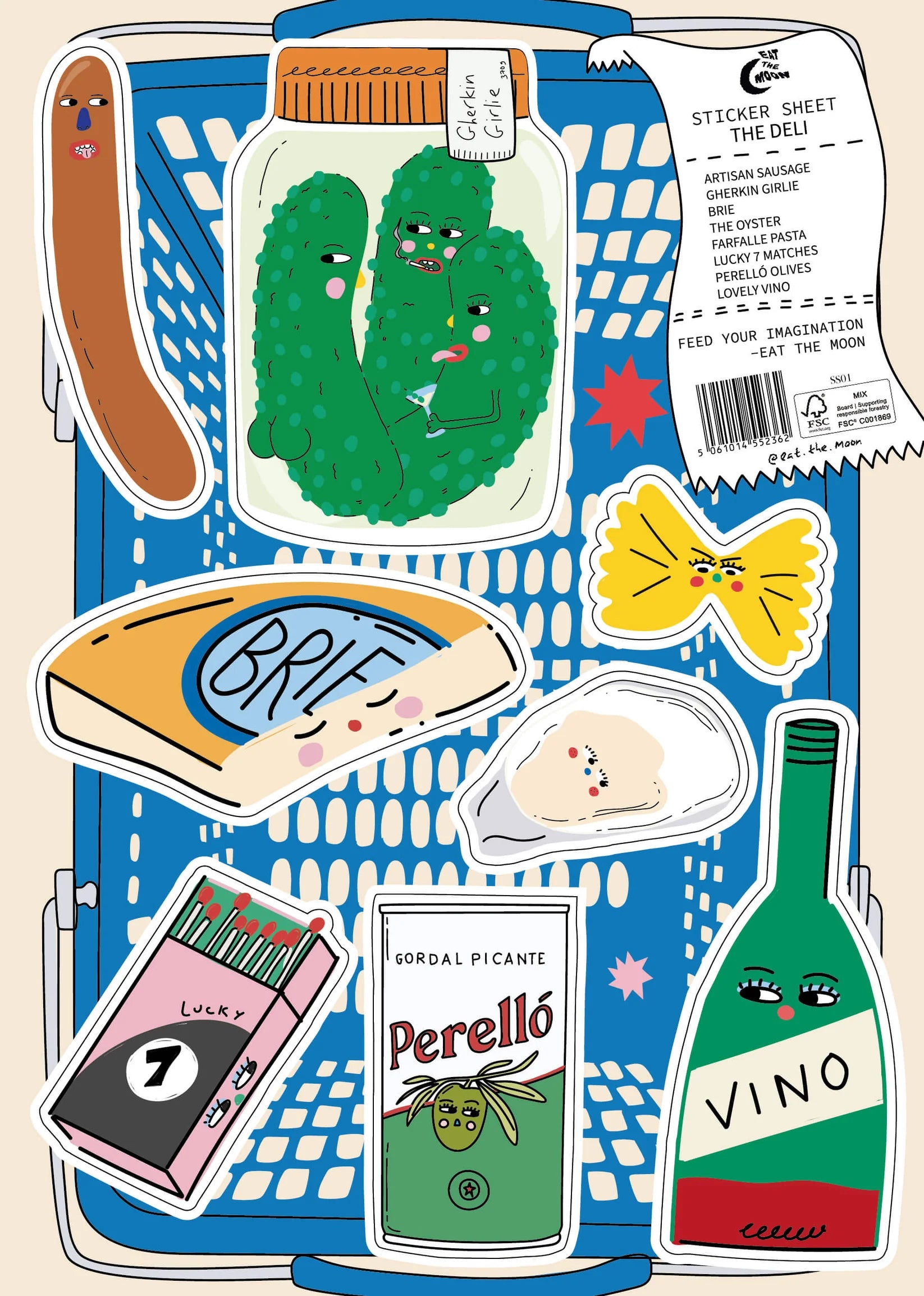 The Deli Sticker Sheet