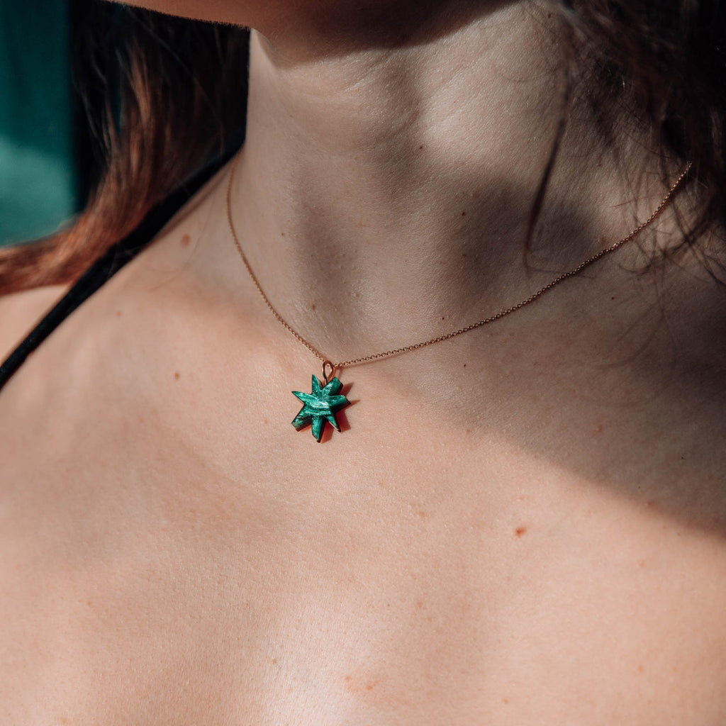 Hand Drawn Star Necklace