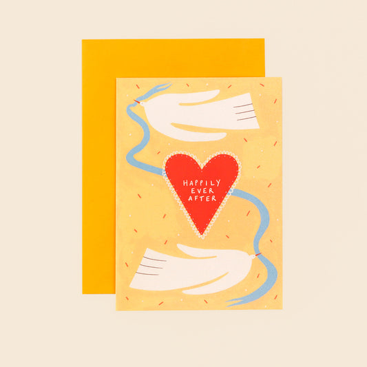 Love Birds Happily Ever After Card
