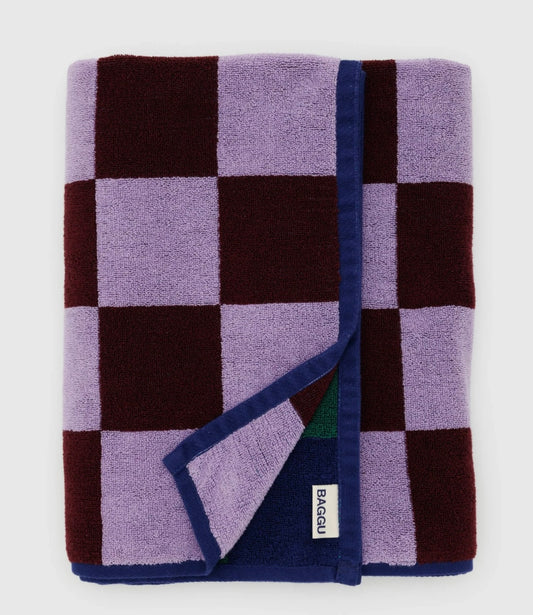 Bath Towel - Jewel Checks