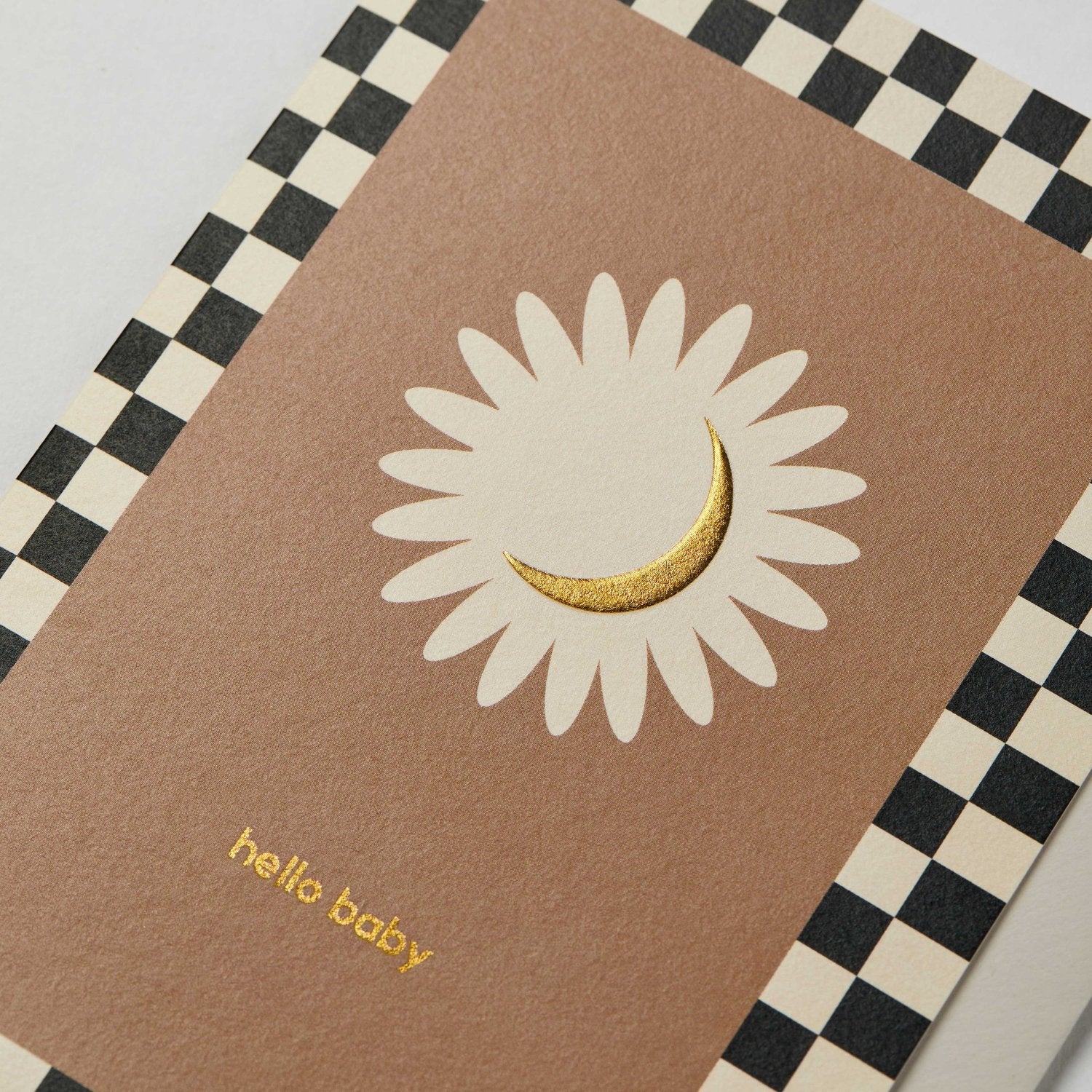 Hello Baby Moon Card