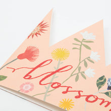 Blossoming Party Hat / Greetings Card