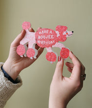 Boujee Birthday Poodle Card