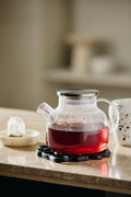 Celosia Glass Teapot