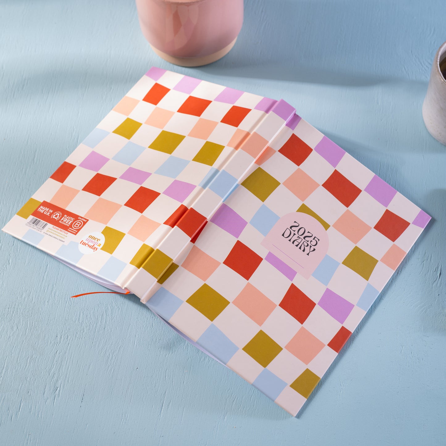 2025 Hardcover Diary - Checks