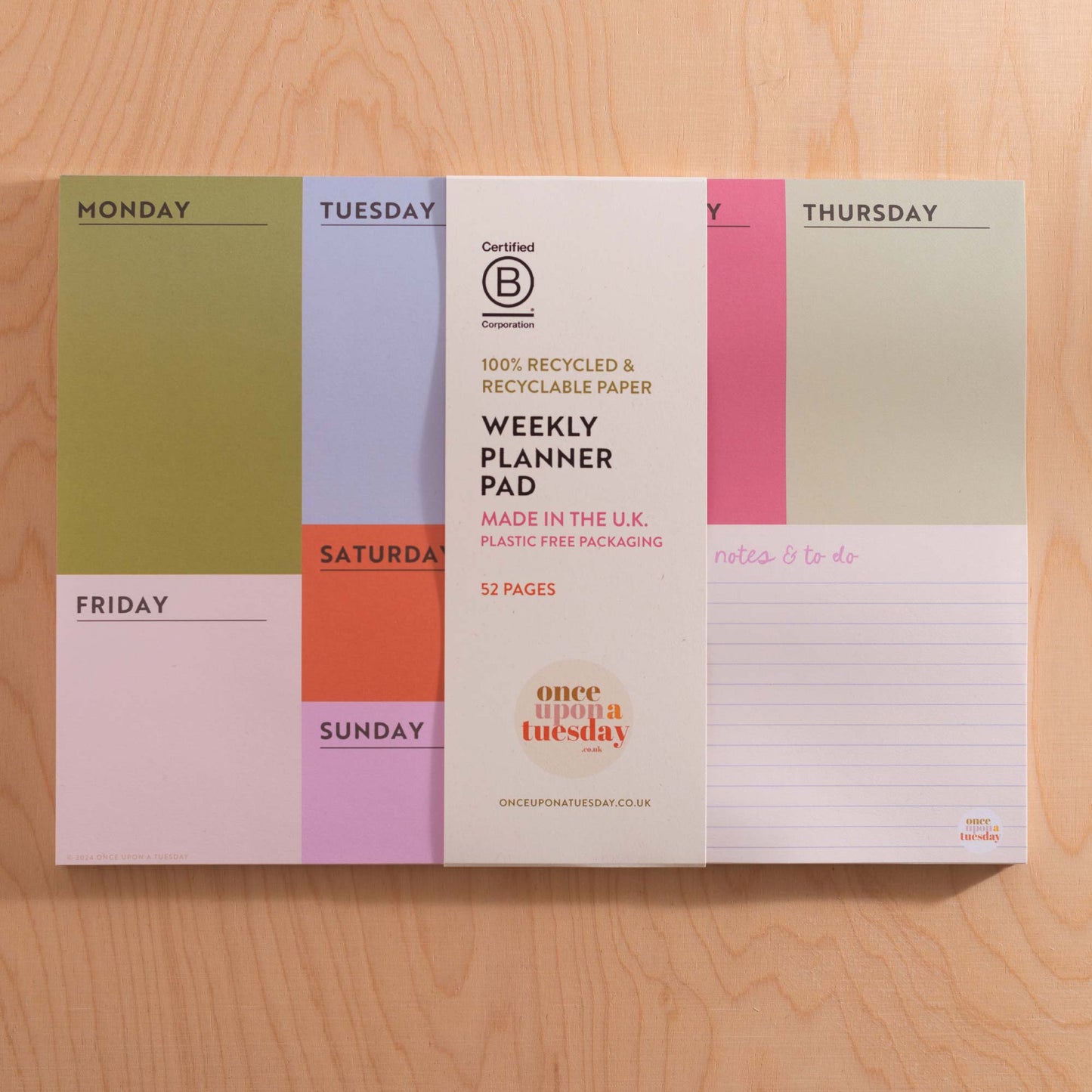 Weekly Planner Pad - Block My Life