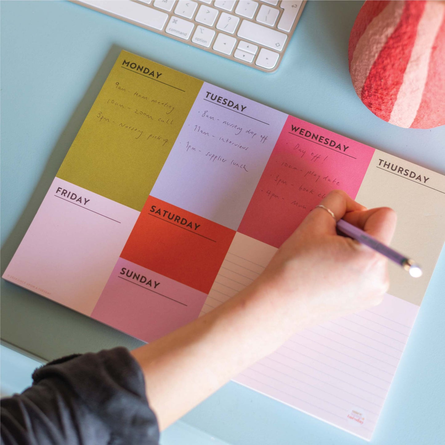 Weekly Planner Pad - Block My Life