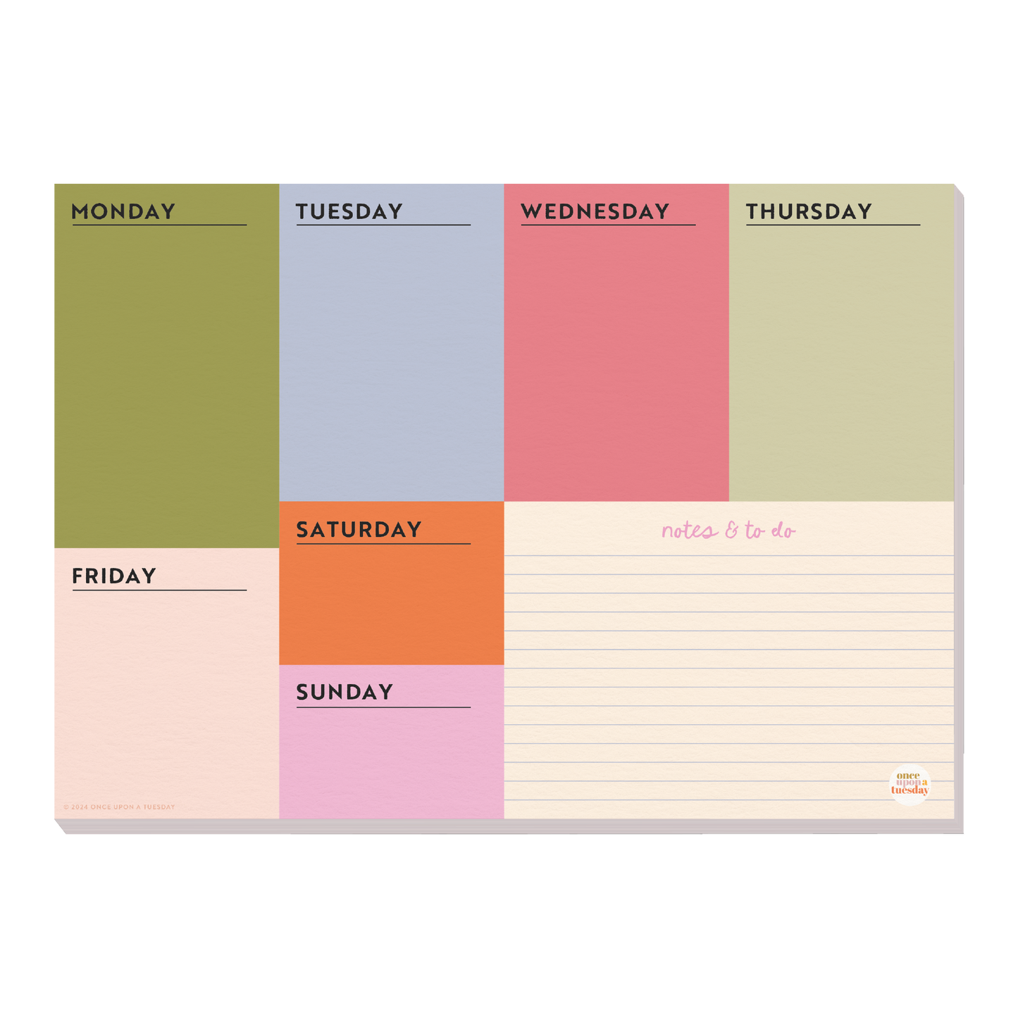 Weekly Planner Pad - Block My Life