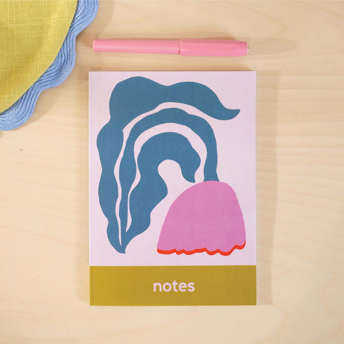 Curved Fleur Notebook