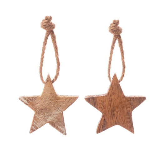 Handmade Mini Wooden Stars